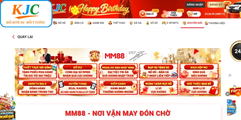 MM88 có thiết kế giao diện ấn tượng, thu hút người chơi