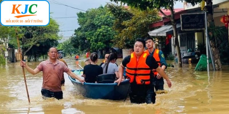 Tìm hiểu về chiến dịch KJC hỗ trợ vùng thiên tai